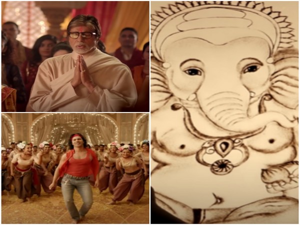Stills from various Ganpathi songs (Image source: YouTube)