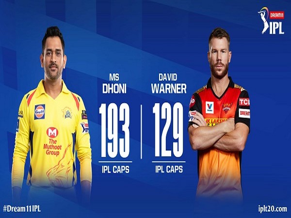 CSK captain MS Dhoni and SRH skipper David Warner(Image: Indian Premier League's Twitter )