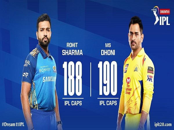 MI skipper Rohit Sharma and CSK captain MS Dhoni (Image: Indian Premier League's Twitter )
