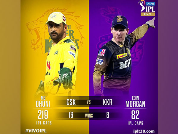 CSK skipper MS Dhoni and KKR captain Eoin Morgan (Photo/ iplt20.com)