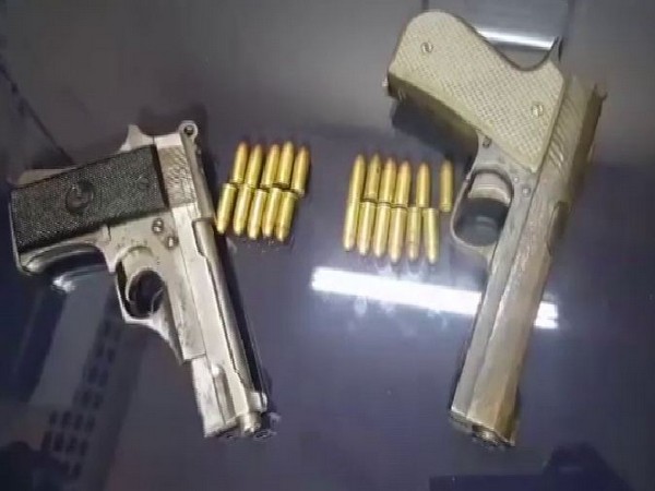 Guwahati police recovered two pistols and 22 live cartridges from Avadh Assam Express on Wednesday. Photo/ANI