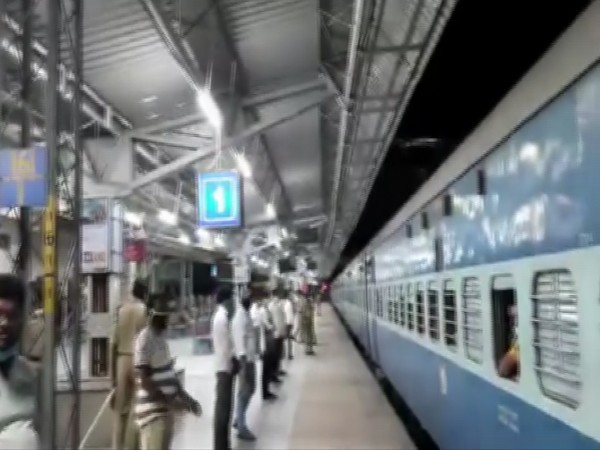 Visual of train in Telangana