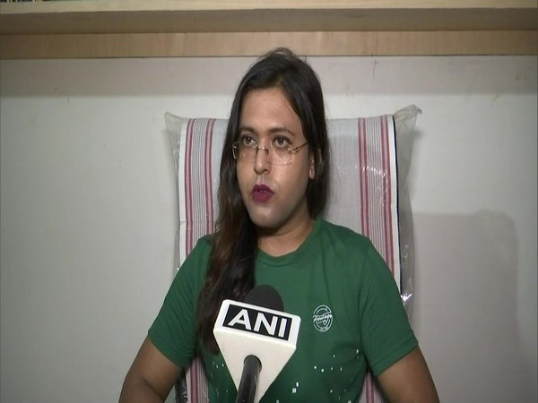 Assam's first transgender judge Swati Bidhan Baruah speaking to ANI on Tuesday. (Photo/ANI)
