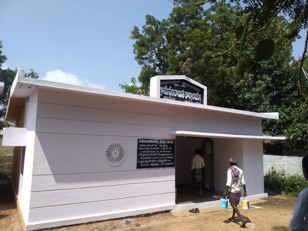 The building has been now painted in white colour. Photo/ANI