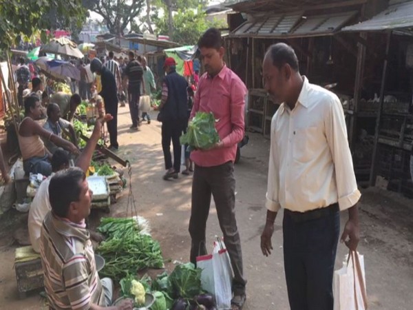 Life limping back to normalcy in Tripura after continuous protest over CAA. Photo/ANI