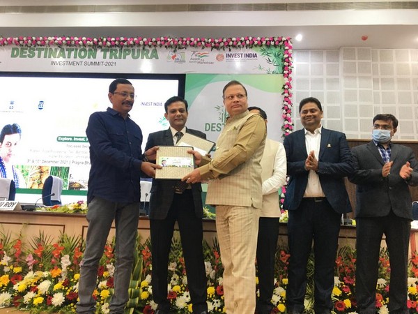 Investment summit in Tripura on Friday (Photo/ANI)