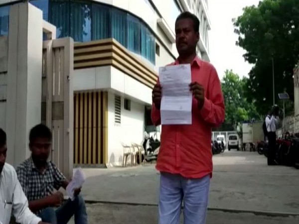 Devender Kishore Pal, owner of the truck in Lucknow on Sunday. Photo/ANI