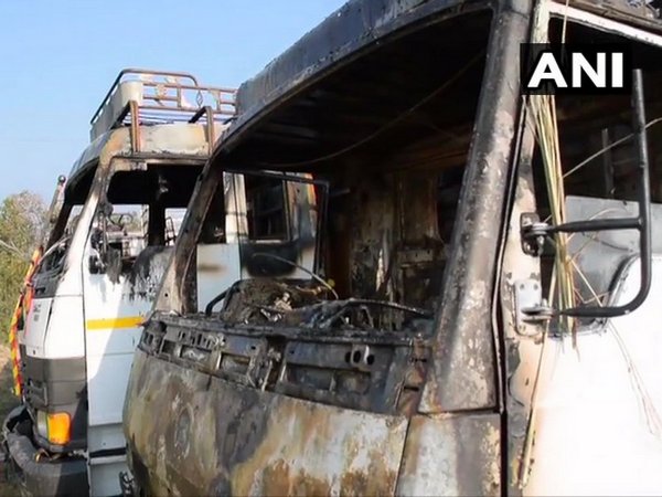 On Thursday, two people died while one was left injured when terrorists fired at two trucks near Chitragam of Shopian, Jammu and Kashmir.