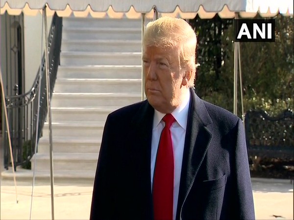 US President Donald Trump speaking to reporters in Washington D.C. on Sunday. Photo/ANI
