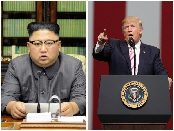  File photo of North Korean leader Kim Jong-un and United States President Donald Trump