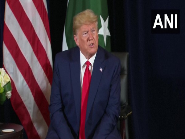 US President Donald Trump speaking at the presser on Monday (Photo/ANI)