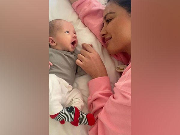 Olivia Munn with her son Malcolm (Image source: Instagram)