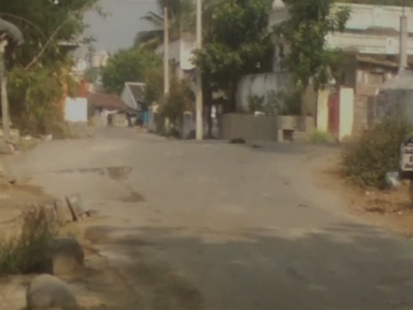 Muppalla village has been marked as Red Zone [Photo/ANI]