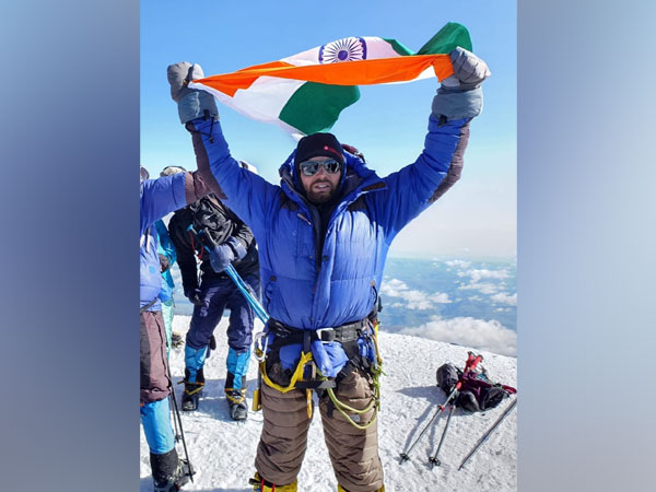 Amgoth Tukaram scaled the highest peak in the European continent on July 27. (ANI)