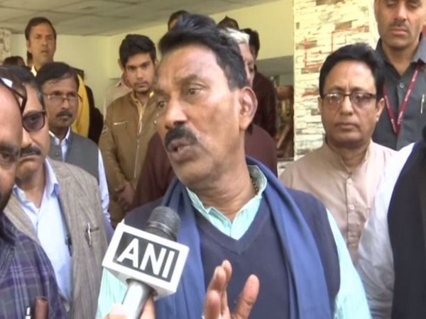 Madhya Pradesh Minister Tulsi Silawat talking to ANI in Bhopal on Saturday 