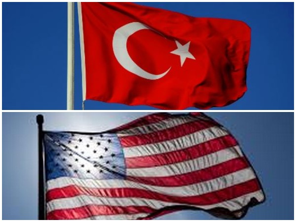 Flag of Turkey (U), USA (D) (representative image)