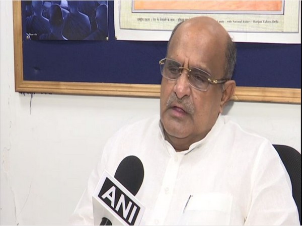 JD(U) general secretary and former MP KC Tyagi speaks to ANI in New Delhi on Sunday. [Photo/ANI]