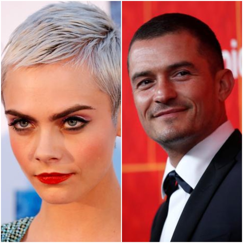 Cara Delevingne and Orlando Bloom