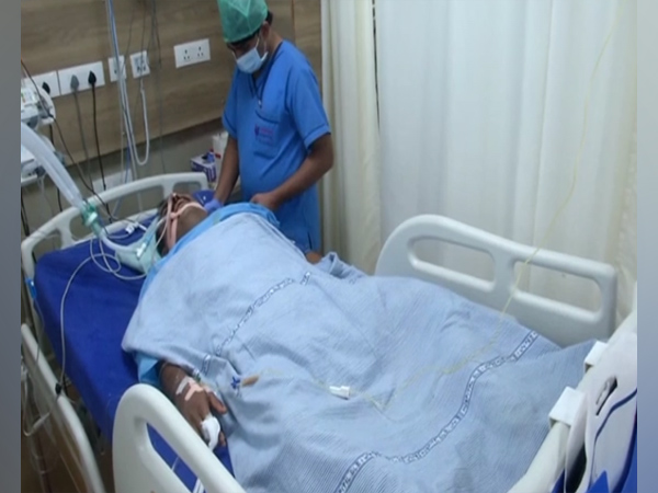 Attacked Police Inspector (Photo/ANI)