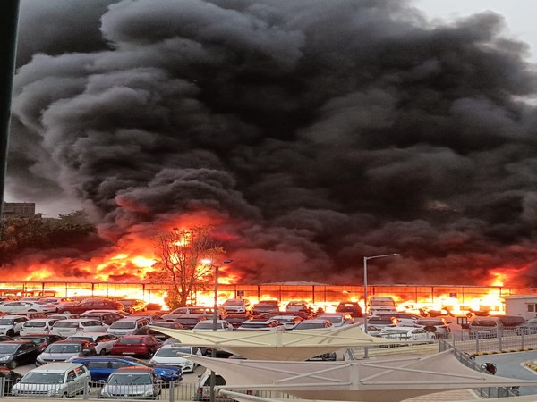 Visuals after the fire from Jamia Nagar. (AN(I/photo)