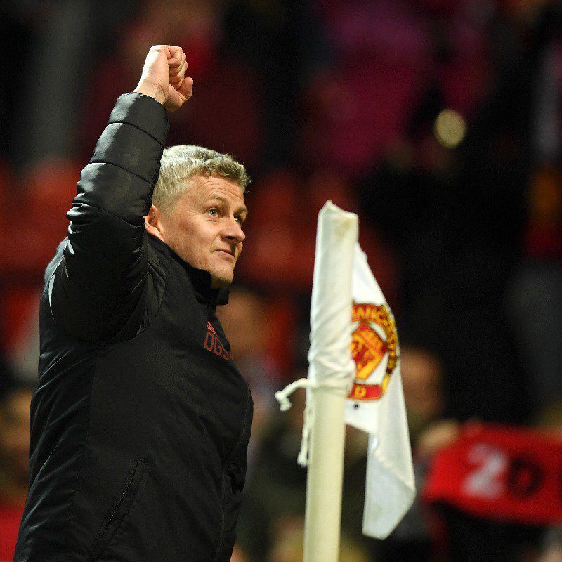Manchester United manager Ole Gunnar Solskjaer (Courtesy- Manchester United Twitter)