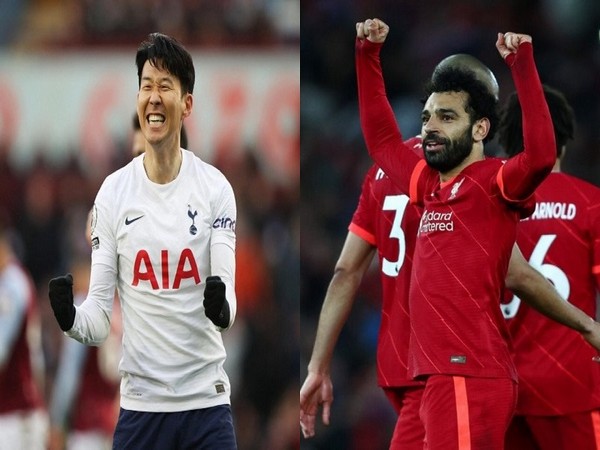 Liverpool's Mohamed Salah and Tottenham Hotspur's Son Heung-min (Photo: Twitter/Premier League, Liverpool)