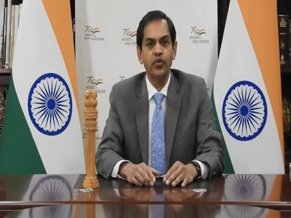 Indian Ambassador to the UAE Sunjay Sudhur (Image Credit: Twitter/@sunjaysudhir)