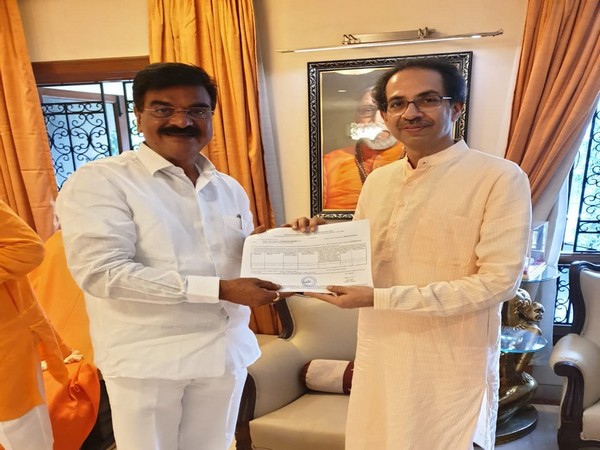 Shiv Sena Chief Uddhav Thackeray distributed Form AB to party MLAs on Sunday