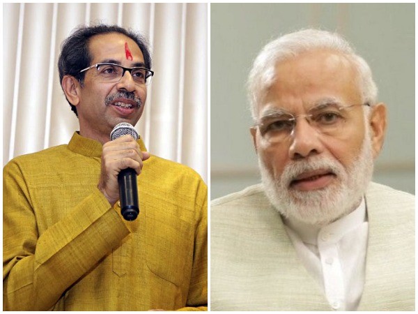 Shiv Sena chief Uddhav Thackeray (left) and Prime Minister Narendra Modi (right)