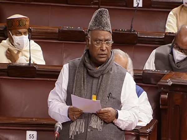 Leader of Opposition in Rajya Sabha Mallikarjun Kharge (Photo/ANI)