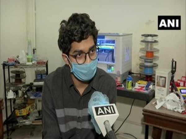 The youngster, Udit Kakar, is manufacturing face shields through his 3D printers in Delhi