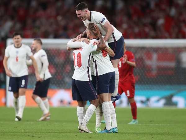 England beat Denmark 2-1 to reach Euro Cup final (Image: UEFA Euro 2020's Twitter)