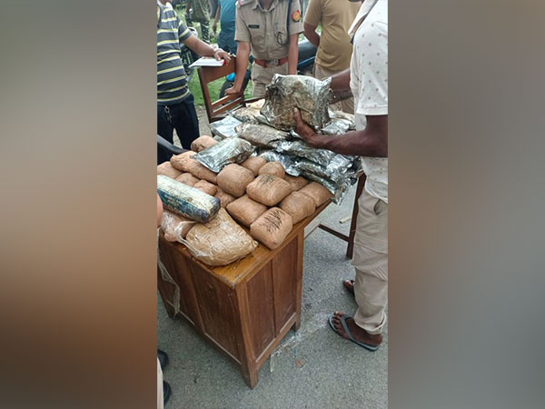 Assam Police seized 3.1 kg heroin and 85 kg opium. (Pic credit: Himanta Biswa Sarma Twitter) 