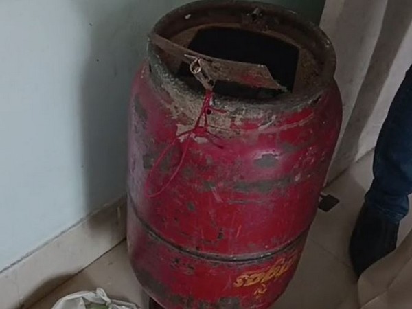 A visual of LPG cylinder containing liquor (Photo/ANI)