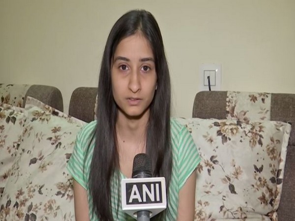Pratisksha Sharma, a medical student who returned from Ukraine. (ANI/photo)