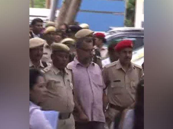 ULFA leader Pranamoy Rajguru and TV actress Jahnabi Saikia sent to 10 days police custody by the court of CJM here on Friday. Photo/ANI 