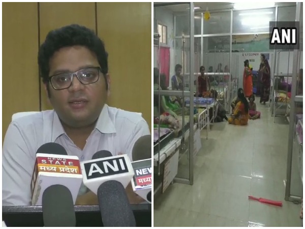 Umaria District Collector and the center for malnourished children