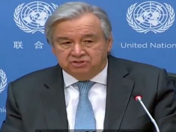 UN Secretary-General Antonio Guterres speaking to the reporters on Thursday on his Priorities for 2021. (Photo Credit: Antonio Guterres Twitter)