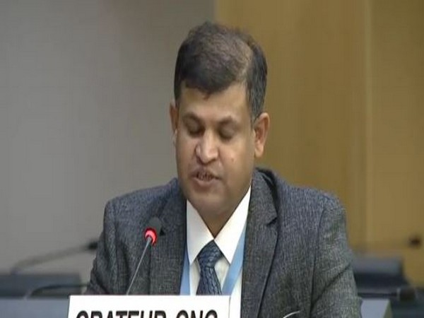 Munir Mengal at the 45th Session of the Human Rights Council.