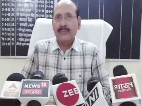 Mahesh Chandra, Basic Siksha Adhikari while speaking to media on Thursday. Photo/ANI
