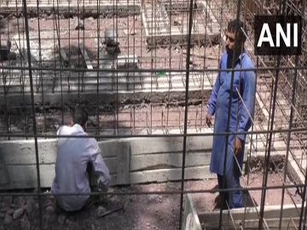 Visual from the construction site of underground bunkers in Uri, Baramulla district. (Photo/ANI)