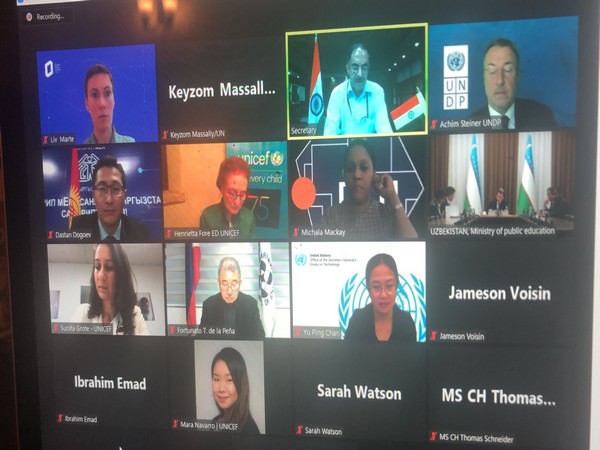  Ajay Prakash Sawhney, Secretary Ministry of Electronics and Information, addressing the gathering virtually at high-level UN General Assembly 76 event 