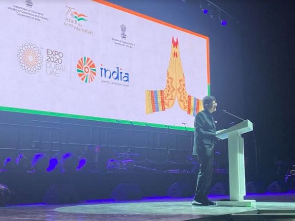 Piyush Goyal, Minister of Commerce & Industry, Consumer Affairs, Food & Public Distribution and Textiles, Government of India addressing the audience at the launch of India Pavilion at Expo 2020 Dubai