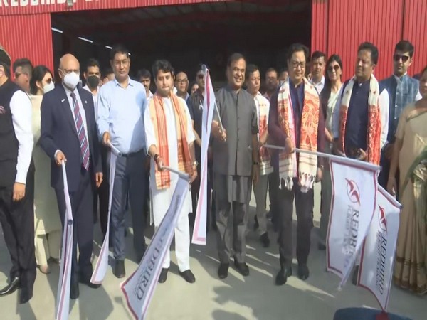 Union Minister Jyotiraditya M Scindia inaugurates First Flying Training Organization for North Eastern Region (Photo/ANI)