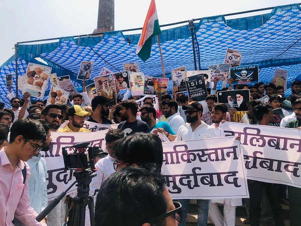 Shias hold protests demanding UN intervention in atrocities against them by Pakistan (Photo/ANI)