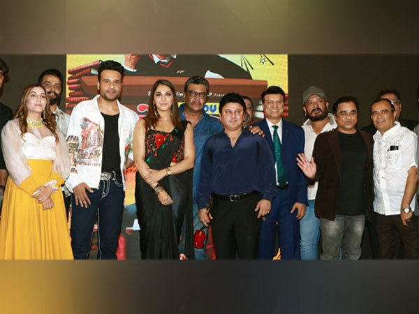 L to R: Sapna Chaudhary, Krushna Abhishek, Isha Koppikar, Raj Premi, Ali Asgar, Ameet kumar, Sanjay Chhel and Yogesh Lakhani