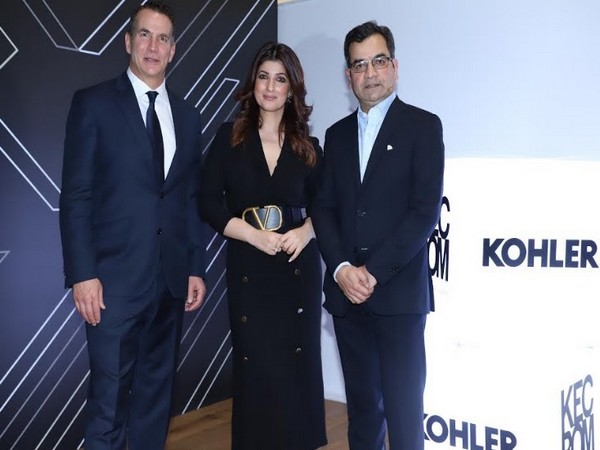 L to R: David Kohler, President & CEO, Kohler, Twinkle Khanna, Brand Ambassador and Salil Sadanandan, President, Kohler K&B, South Asia Middle East and SSA