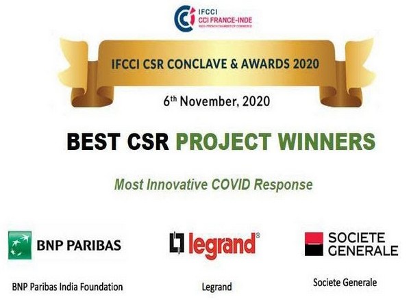 IFCCI CSR Awards 2020 - 'Most Innovative COVID Response Category Winner'