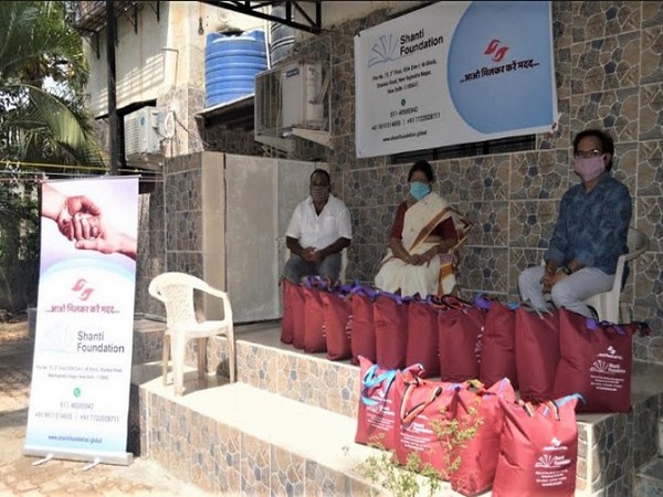 Shanti Foundation distributed food essentials to needy