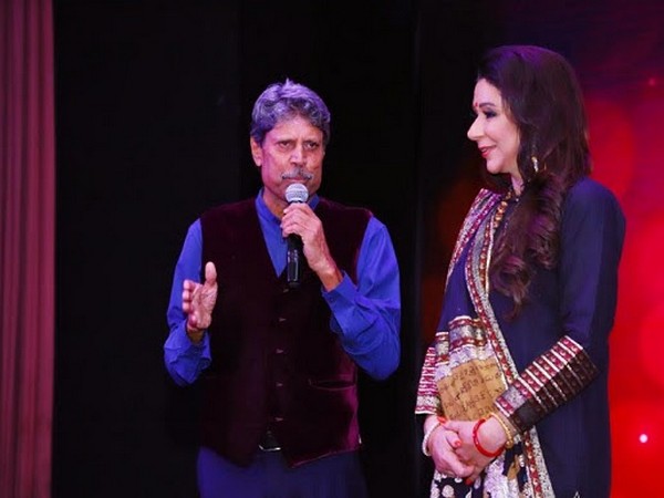 Vandana Luthra with Kapil Dev